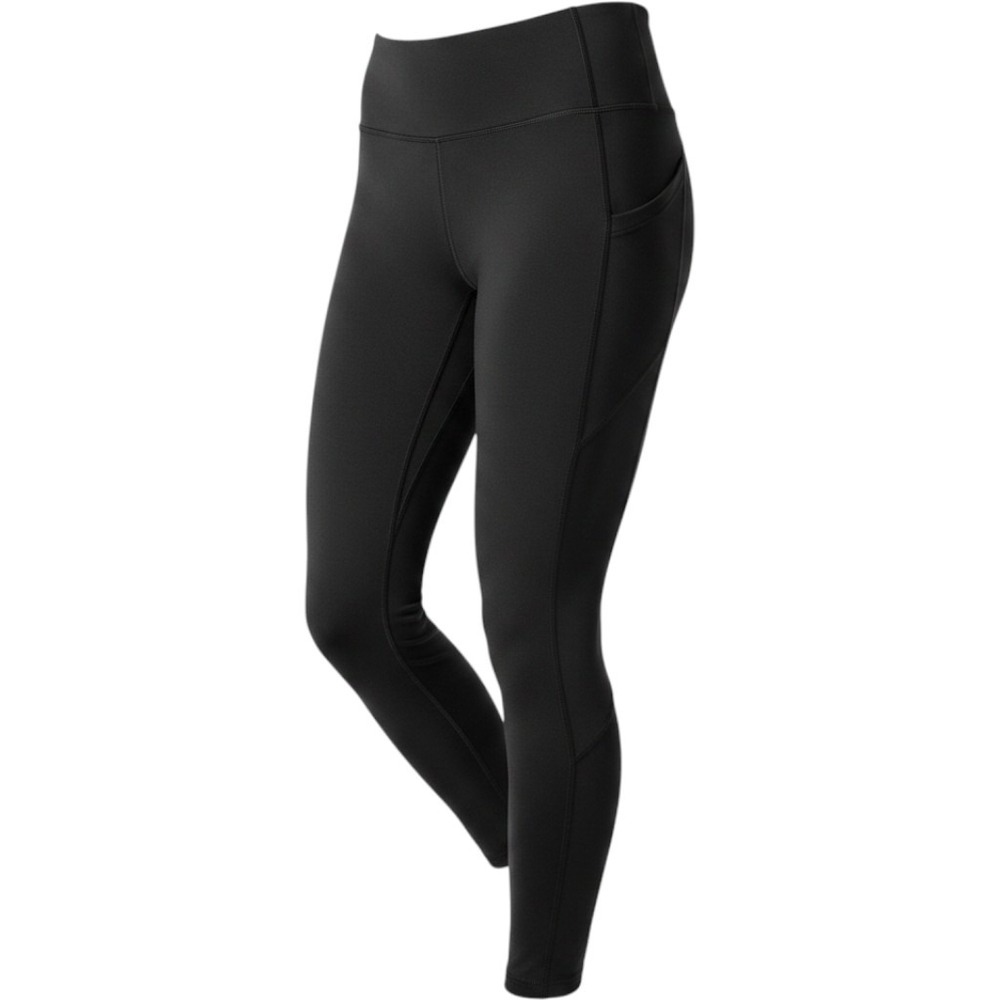 Balance Collection Womens XL Black High Waist Activewear Leggings with Pockets